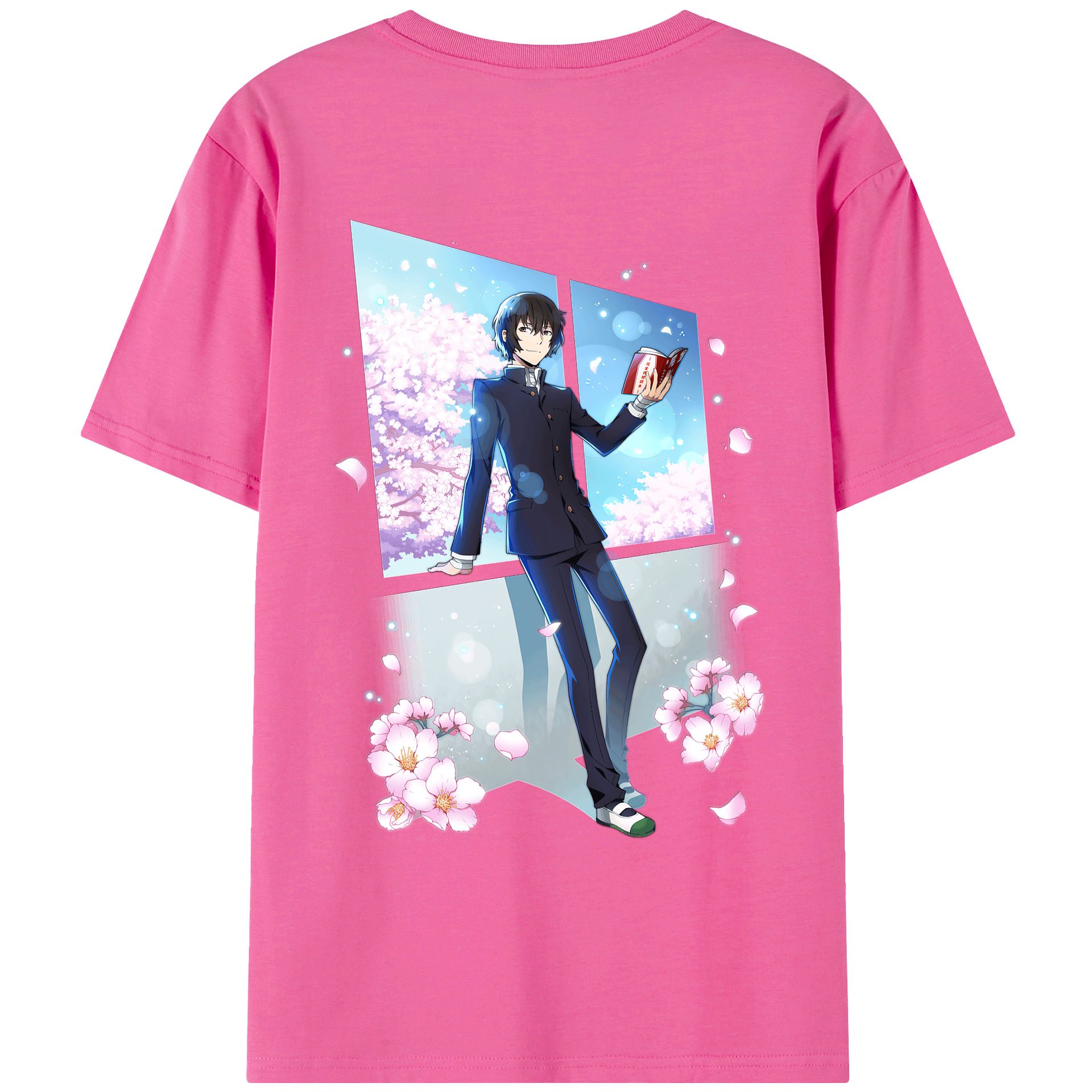 （画像用） 文豪ストレイドッグス Bungo Stray Dogs レディース半袖Tシャツ(バックプリント)